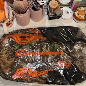 ULINE Camouflage and Orange Backpack NEW